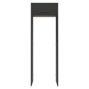 Ver imagem 6 de Porta-Geladeira 73 cm 1 Porta Basculante Preto/Rustic/Preto Agata Madesa
