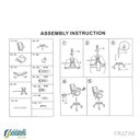 Ver imagem 6 de Cadeira Office Giratória Kopenhagen Diretor Pu Várias Cores Braços Fixos - Fratini