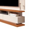 Rack com Painel para Tvs Até 70 Polegadas Vivare Off White com Freijó Germai Móveis - 3