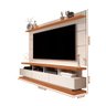 Rack com Painel para Tvs Até 70 Polegadas Vivare Off White com Freijó Germai Móveis - 4
