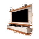 Ver imagem 4 de Rack com Painel para Tvs Até 70 Polegadas Vivare Off White com Freijó Germai Móveis