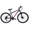Bicicleta Aro 29 em Aço Mountain Bike Altis 21 Marchas com Suspensão e Freio a Disco - Xnova - Fúcsi - 1