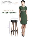 Ver imagem 4 de Kit 2 Banquetas Berlin Alta 70cm Preto - Salaone