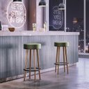 Ver imagem 2 de Kit 2 Banquetas Berlin Alta 70cm Verde - Salaone