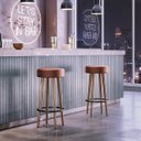 Ver imagem 2 de Kit 2 Banquetas Berlin Alta 70cm Telha - Salaone