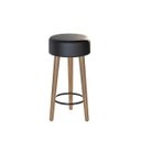 Ver imagem 1 de Banco Paris Baixo 50cm Preto - Salaone
