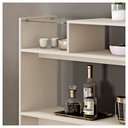 Ver imagem 3 de Aparador para Sala de Estar Menfis Off White/Havana - Caemmun