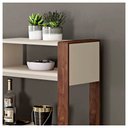 Ver imagem 4 de Aparador para Sala de Estar Menfis Off White/Havana - Caemmun