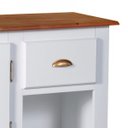 Ver imagem 2 de Gabinete para Banheiro 2 Portas 1 Gaveta e Nicho Dália 3058 - Branco/imbuia Glazer