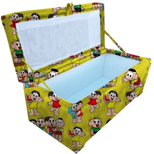 PUFF BAU SOLTEIRO infantil 70 CENTIMETROS - DESENHOS ESTAMPA TURMA DA MONICA AM BEATRIZ DECOR