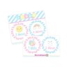 Adesivos Mesversário 1-12 Meses Kit Bebe Chuva de Amor - 1