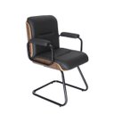 Ver imagem 1 de Cadeira Diretor Fixa Capa de Madeira