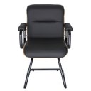 Ver imagem 2 de Cadeira Diretor Fixa Capa de Madeira