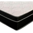 Ver imagem 4 de Cama Box Baú Casal 138 Bipartido Tecido Preto com Colchão Paris Molas Preto 67x138x188