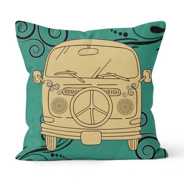 Kit 4 Capas de Almofadas Decorativas Own Kombi Peace - 45x45 cm - 2
