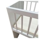 Ver imagem 4 de Quarto Bebê 4 Portas com Gaveteiro Ternura Baby e Mini Berço Moisés Alegria com Colchão - Incorplac