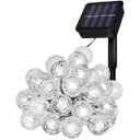 Ver imagem 1 de Pisca Cordão Bolinhas Solar Externo Jardim 20leds 5m Branco