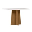 Ver imagem 3 de Conjunto Sala de Jantar Mesa Anitta 120x80 4 Cadeiras Anitta Ype/off/linho Areia