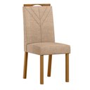 Ver imagem 4 de Conjunto Sala de Jantar Mesa Anitta 120x80 4 Cadeiras Anitta Ype/off/linho Areia