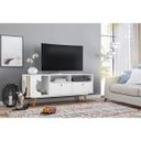 Ver imagem 5 de Rack Retro Tv até 55 Polegadasarranhador Pet Angora Branco Ac/branco Ac
