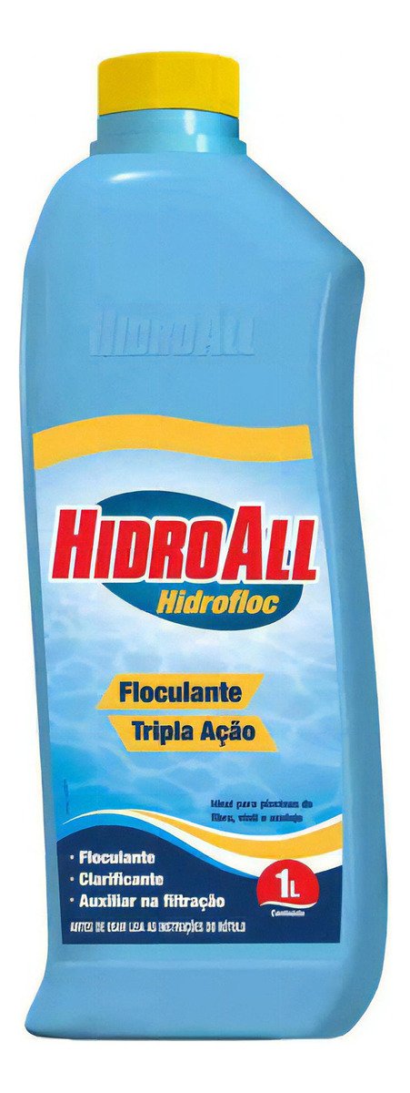 Kit Clarificante e Algicida de Manutenção 1l Floc Hidroall - 3