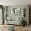 Ver imagem 3 de Prateleira de Canto Lyra 5 Nichos Decorativos Nogal para Sala Quarto Livros