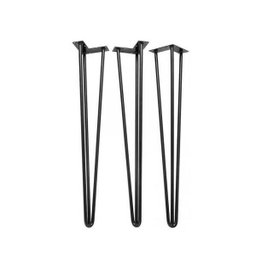 Pé Mesa Ferro Banco Hairpin Legs 3 Unidades - 42cm Triplo - 2