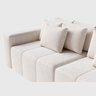 Sofá Modulado Ilha Santorini 2,30m X 1,80m em Linho Off White - Home Mobily - 2