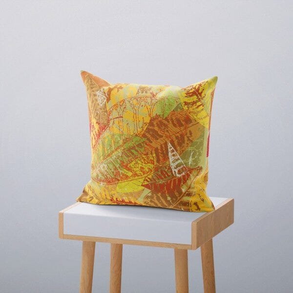Kit 4 Capas de Almofadas Decorativas Own Outono Folhas - 45x45 cm - 4
