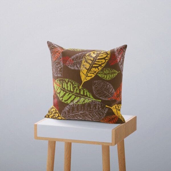 Kit 4 Capas de Almofadas Decorativas Own Outono Folhas - 45x45 cm - 3