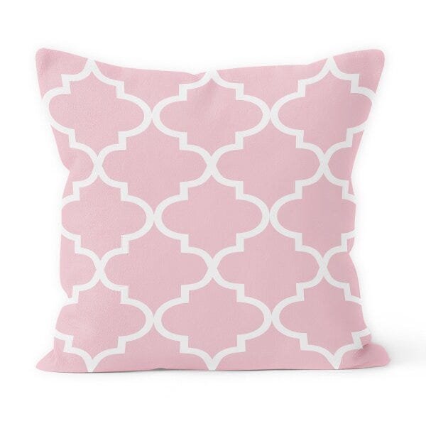 Kit 4 Capas de Almofadas Decorativas Own Sonhe Acredite Realize Rosa - 45x45 cm - 5