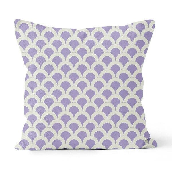 Kit 4 Capas de Almofadas Decorativas Own Estampas Lilás - 45x45 cm - 3