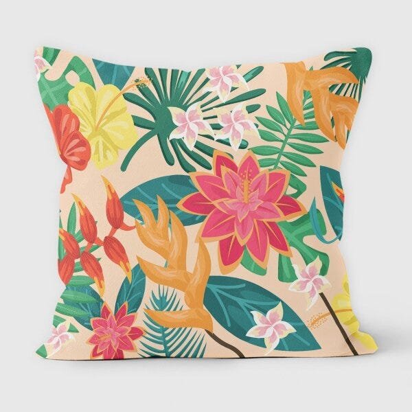 Kit 4 Capas de Almofadas Decorativas Own Hello Summer - 45x45 cm - 5