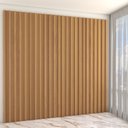 Ver imagem 4 de Painel para Tv 100% Mdf Ripado Decoração Freijó - Panorama Móveis