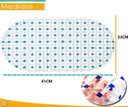 Ver mais imagens de Tapete Box Chuveiro Antiderrapante Chao Banho Banheiro Grande PVC Ventosas Higienico Massagem