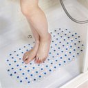 Ver imagem 6 de Tapete Box Chuveiro Antiderrapante Chao Banho Banheiro Grande PVC Ventosas Higienico Massagem