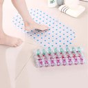 Ver imagem 4 de Tapete Box Chuveiro Antiderrapante Chao Banho Banheiro Grande PVC Ventosas Higienico Massagem