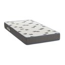 Ver imagem 2 de Cama Evolutiva Ravi Branco Pés Amadeirado, 2 Kits Grade Lateral Usinada e Colchão D33 - Reller Móvei
