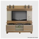 Ver imagem 1 de Estante Home para Tv até 60 Polegadas Texas Valdemóveis Cinamomo/off White