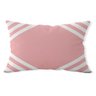 Almofada Baguete Own Geométrica Rosa - 45x32 cm - 1