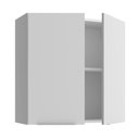 Ver imagem 5 de Armário Aéreo 70 cm 2 Portas Branco Stella Madesa