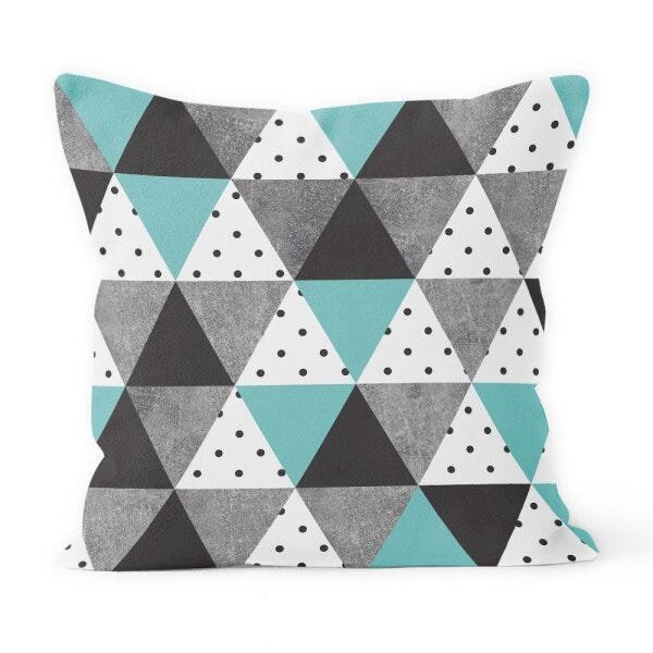 Kit 4 Capas de Almofadas Decorativas Own Lar Doce Lar Verde- 45x45 cm - 3