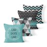 Kit 4 Capas de Almofadas Decorativas Own Lar Doce Lar Verde- 45x45 cm - 1