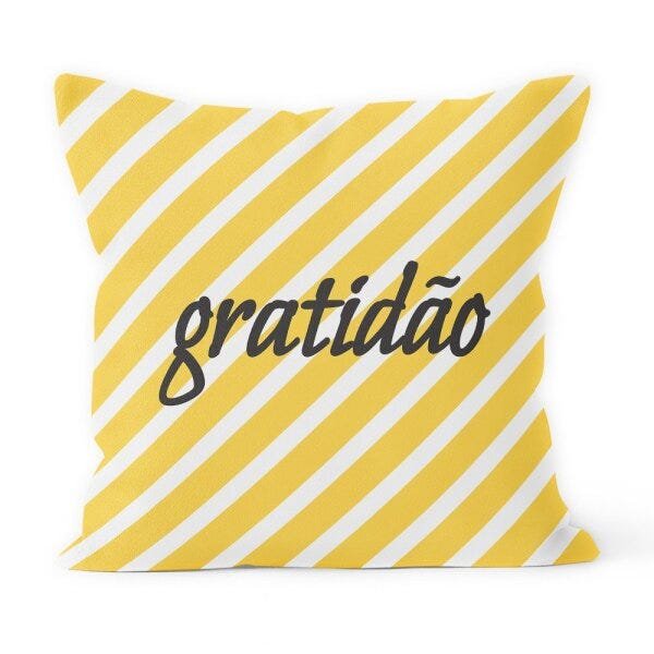 Kit 4 Capas de Almofadas Decorativas Own Geométricas e Palavras- 45x45 cm - 4