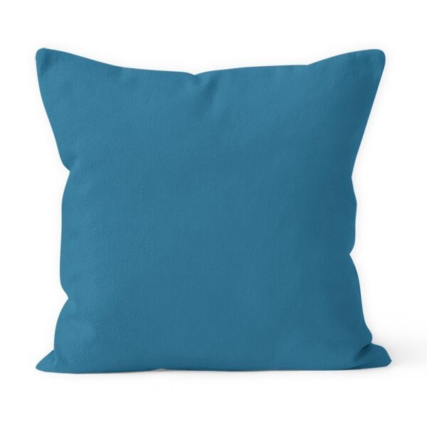 Kit 4 Capas de Almofadas Decorativas Own Geométricas Azul e Lisa - 45x45 cm - 4