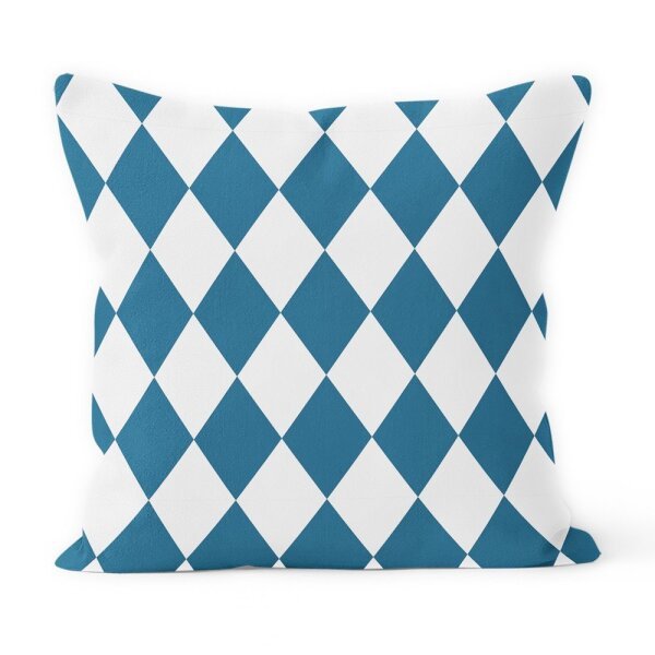 Kit 4 Capas de Almofadas Decorativas Own Geométricas Azul e Lisa - 45x45 cm - 2
