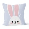 Kit 4 Capas de Almofadas Decorativas Own Coelhos da Páscoa Rosa e Lilás - 4