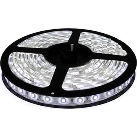 Fita Led Branco Rolo de 5mts 300 Leds com Dupla Face Fonte