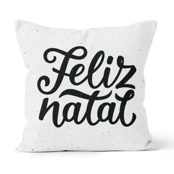 Kit 4 Capas de Almofadas Decorativas Own Feliz Natal e Enfeites Tons Rosa - 2