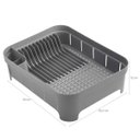 Ver imagem 2 de Escorredor Louça Pratos Talheres Disperser Detergente 650ml Chumbo